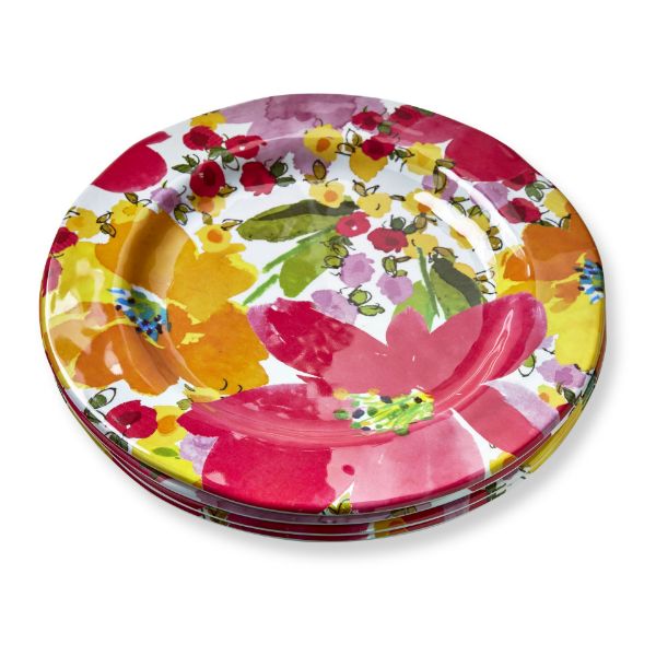 tag wholesale springtime floral melamine dinner plate set spring floral flower table shatterproof