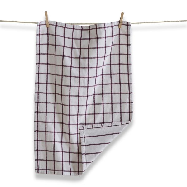 tag wholesale tag classic double cloth dishtowel plum purple cotton dishcloth kitchen clean