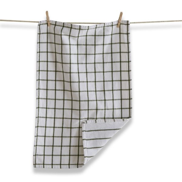 tag wholesale tag classic double cloth dishtowel olive green cotton dishcloth kitchen clean retail