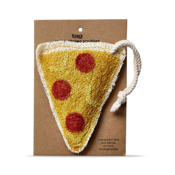 tag wholesale pizza loofah scrubber clean wash multipurpose artisan sustainable kitchen food