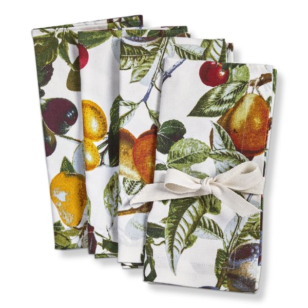 tag wholesale orchard stinson cherries cherry napkin set of 4 cotton dining table plate setting