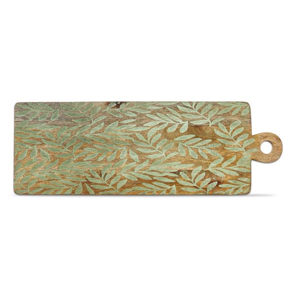 tag wholesale etched leaf serving board wood art design cheese charcuterie board