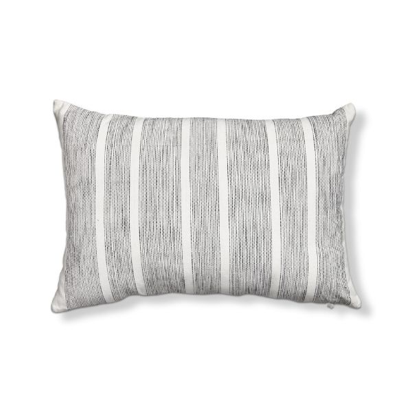 tag wholesale woven linea stripe lumbar pillow home decor display couch chair living room bedroom
