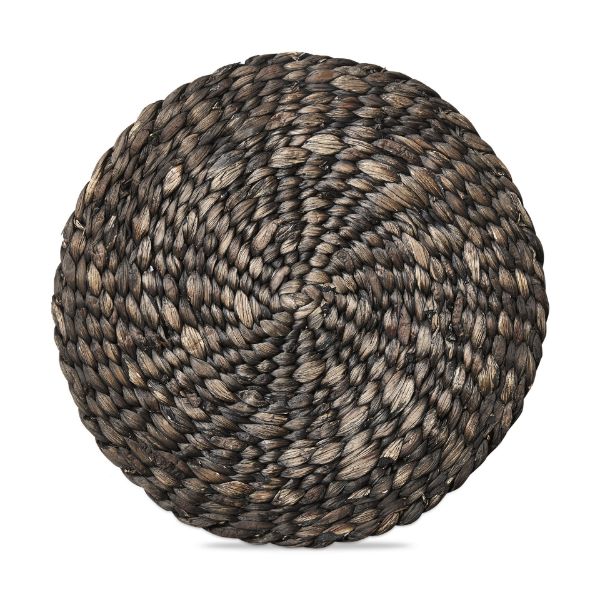 tag wholesale miley placemat black color charger handwoven braided natural setting dining decor