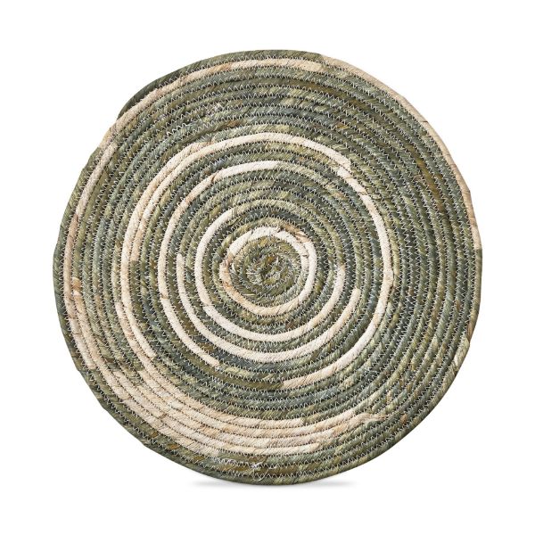 tag wholesale kara placemat green color charger handwoven braided natural setting dining decor