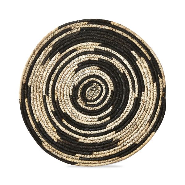 tag wholesale kara placemat black color charger handwoven braided natural setting dining decor