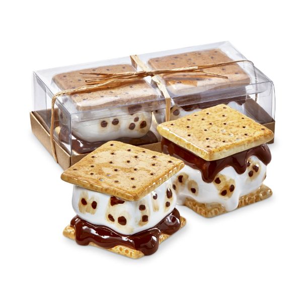 tag wholesale summer s'mores salt and pepper set of 2 table seasoning decor gift kitchen bbq food