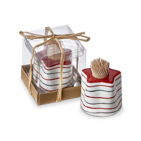 tag wholesale star toothpick holder set stripes red white blue patriotic july 4th