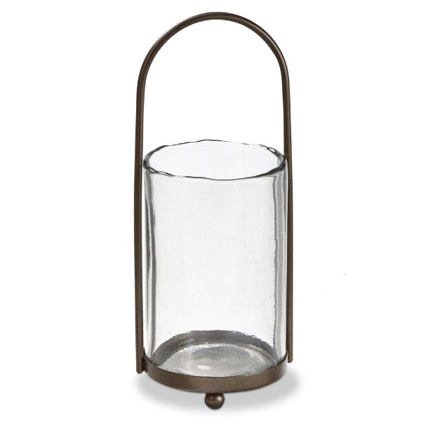 tag wholesale cabo metal and glass hurricane floral flower botanicals display pillar candleholder
