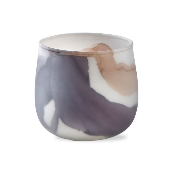 tag wholesale marble tealight candle holder matte purple votive glass event party display decor