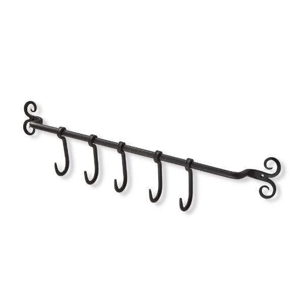 tag wholesale forged mounted towel rod with hooks rustic iron holder bathroom decor