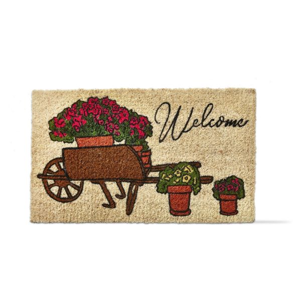 tag wholesale welcome wheelbarrow coir mat natural sustainable eco friendly doormat