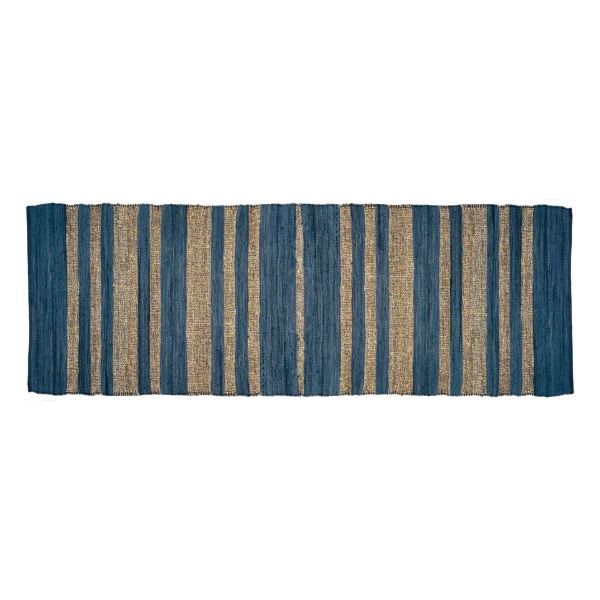 tag wholesale tai stripe 2.5x9 rug runner blue decor accent floor living room bedroom