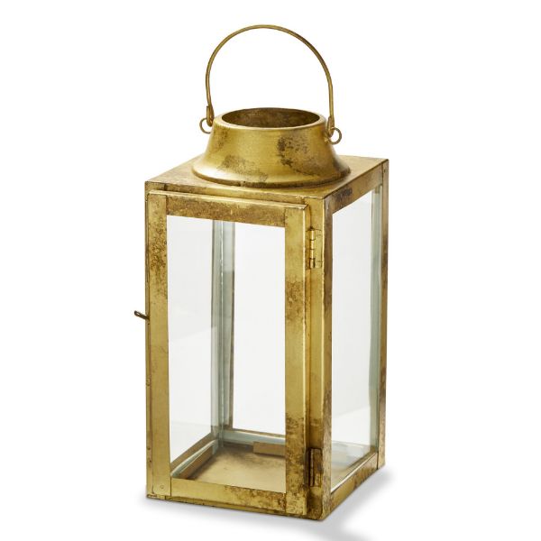 Picture of liam lantern short - antique brass