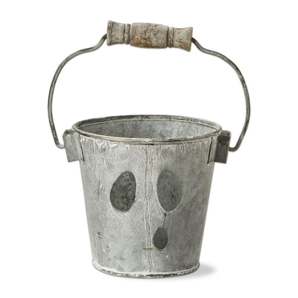 Picture of ghost bucket lantern - antique white