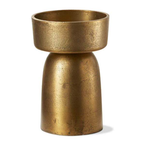 Picture of knoll pillar holder short - antique brass