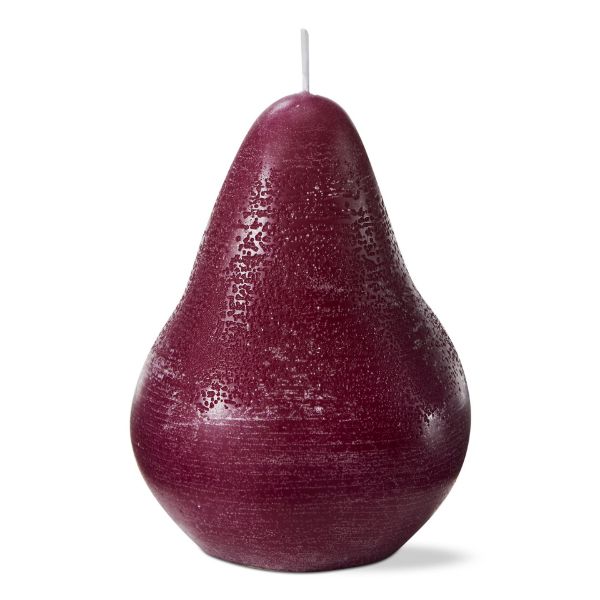 Picture of pear candle - eggplant