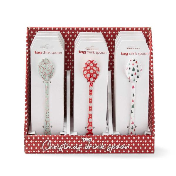 Picture of so this is christmas drink spoon assortment of 12 cdu - multi
