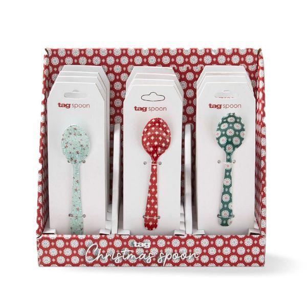 Picture of so this is christmas spoon assortment of 12 cdu - multi