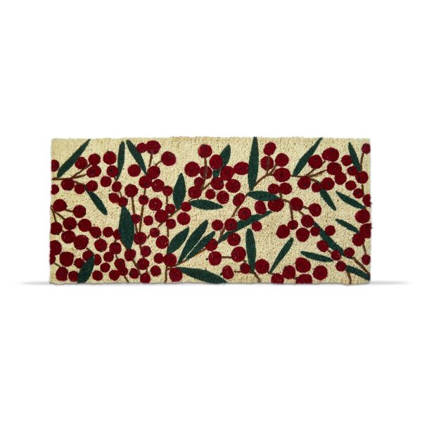 Picture of winter berries estate coir mat - red multi