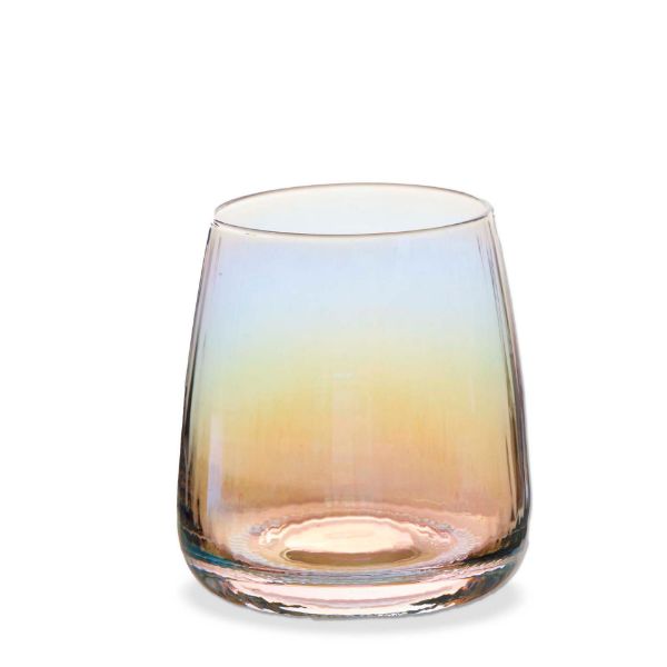 Picture of chelsea iridescent optic stemless wine glass - clear