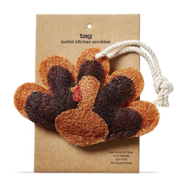 Picture of turkey loofah scrubber - brown