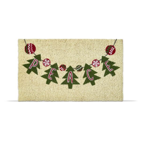 Picture of peace garland coir mat - multi