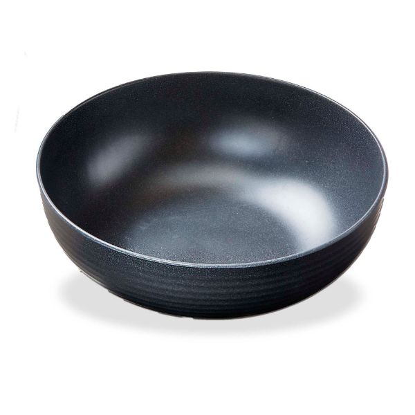 Picture of brooklyn melamine serving bowl - charcoal