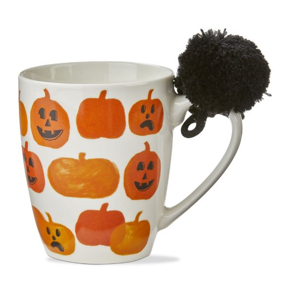 Picture of jack olantern pumpkin mug - orange multi