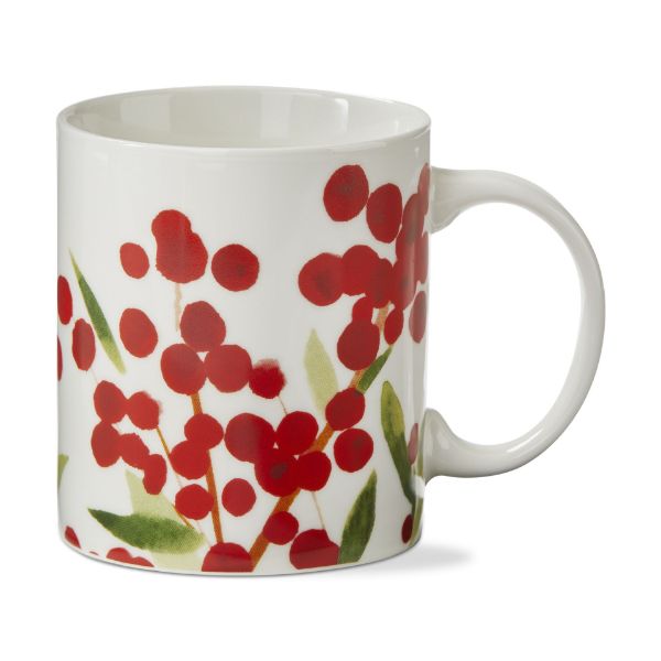 Picture of red berries mug - red multi