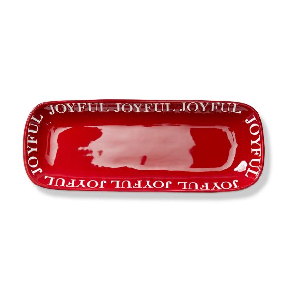 Picture of joyful platter - red