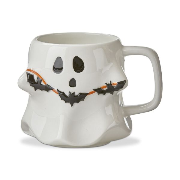 Picture of halloween ghost mug - white