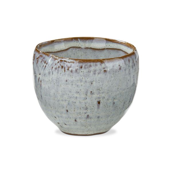 Picture of reactive glaze pinch bowl small - light blue