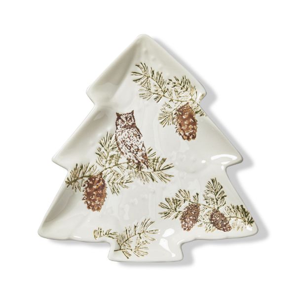 Picture of wilde pine tree shaped platter - multi