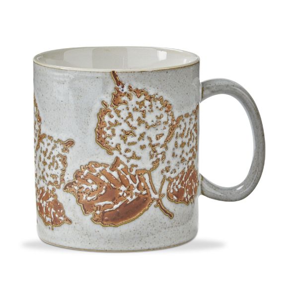 Picture of grateful leaves mug - white