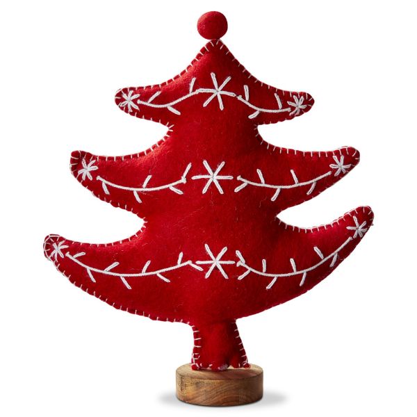 Picture of sprig tree decor large - red