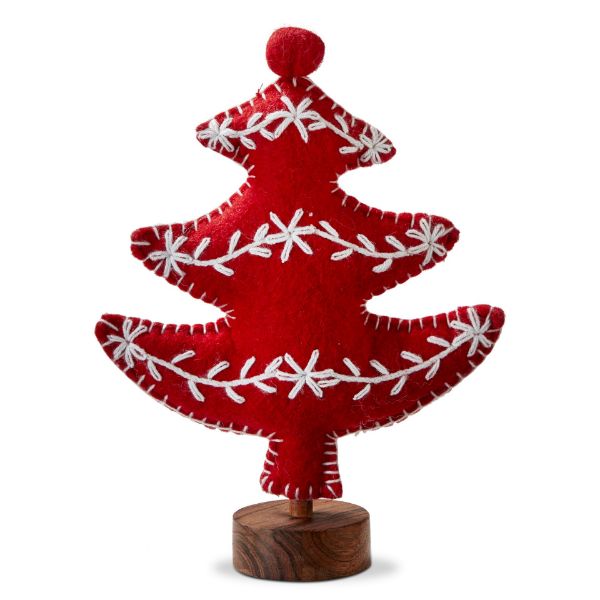 Picture of sprig tree decor small - red