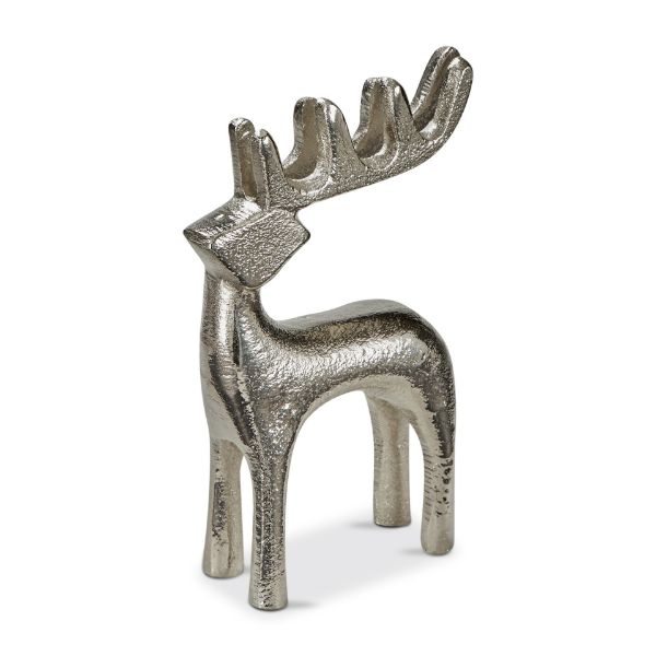 Picture of reindeer silhouette figurine small - silver