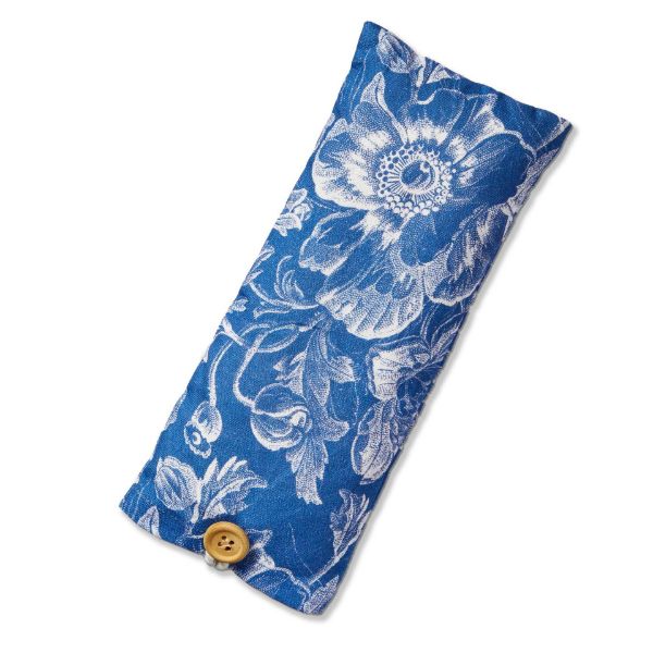 Picture of cottage floral eye pillow therapy - blue