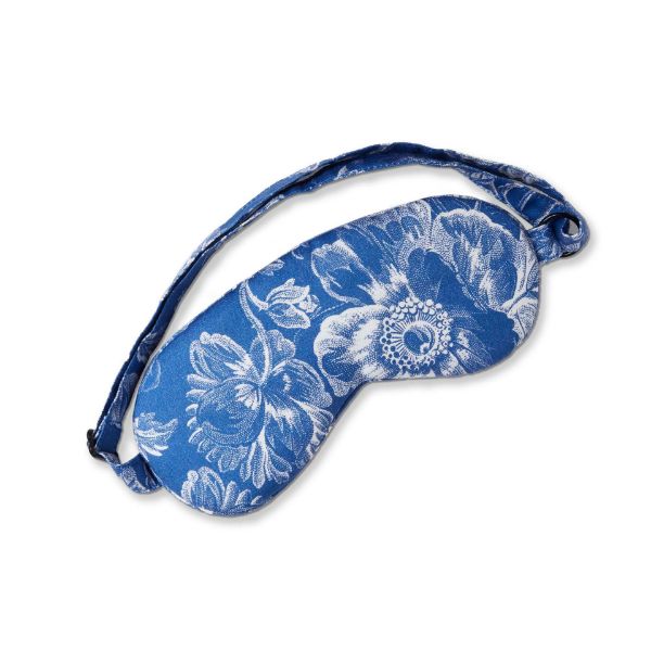 Picture of cottage floral sleep mask - blue