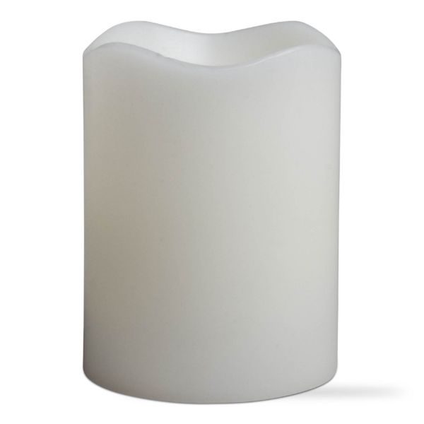 Picture of color studio led pillar candle 3x4 - ivory