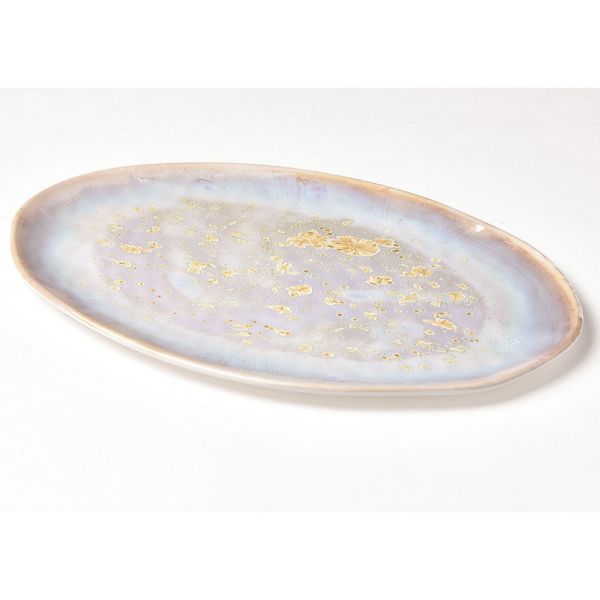 Picture of oyster melamine oval platter - Multi