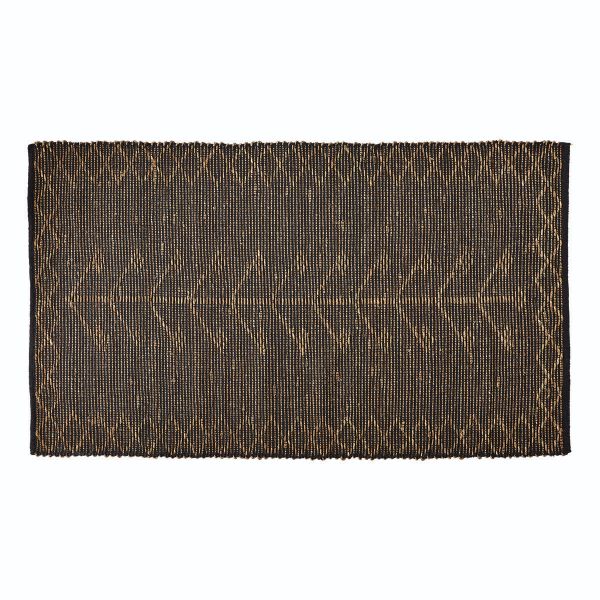 Picture of chaka seagrass rug - black, multi