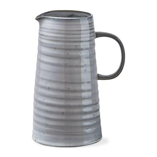 Picture of farmhouse tall pitcher - white